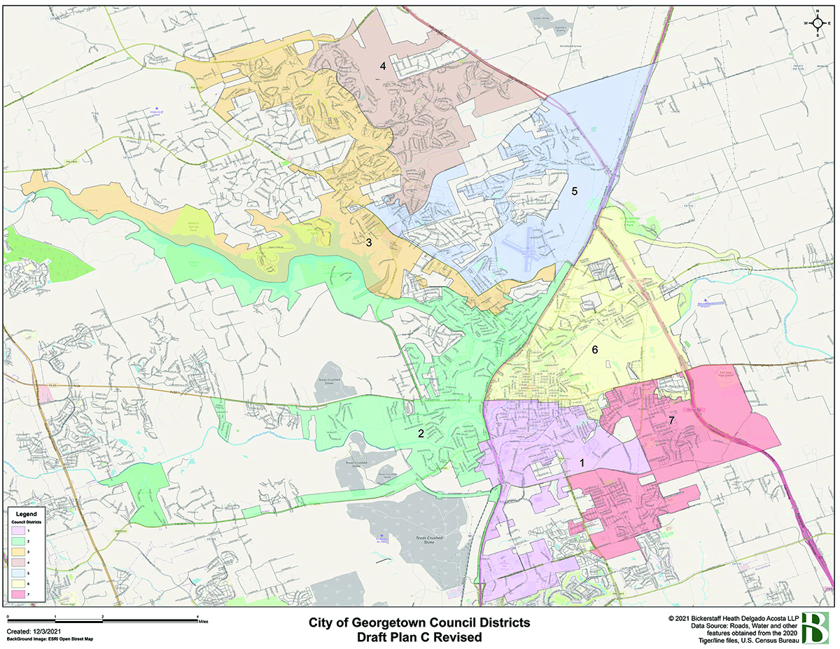 City Council District map
